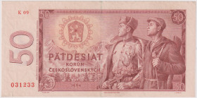 50 Koruna 1964, series K 09, BKK 99a, Hej 103a

XF-