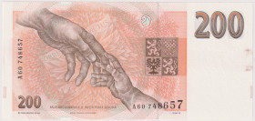 200 Koruna 1993, strip Kč, series A 60, BKK CZ6c, Hej CZ9b

UNC