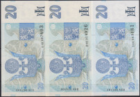 20 Koruna 1994, series A 18, B 08 a B 24, 3 pcs, BKK CZ10ab, Hej CZ13, CZ14

UNC