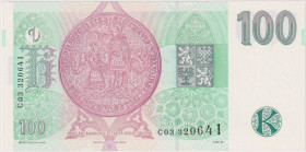 100 Koruna 1997, series C 03, BKK CZ18, Hej CZ22

UNC