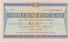5 Koruna 1976/IV, 8-digit serial number, with watermark, KŠK 49 VII/a

G