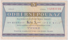5 Koruna 1978/IV, 8-digit serial number, with watermark, KŠK 49 VII/a

VF