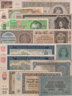 1 - 1000 Koruna, 1919 - 1989, 1997, lot aprox 50 of banknotes, all unperforated, in rather strongly circulated condition, BKK 7 - 106, Hej 7 - 110

...