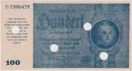 Germany, 100 Reichsmark 1945, issue 1945 Graz, Linz a Salzburg, 4x hole 10 mm, Ro. 182a, Pick 190

XF-