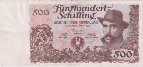 Austria, 500 Schilling 1953, series 1015, Pick 134

VG