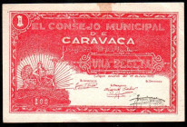 Caravaca, Murcia. Consejo Municipal. 1 peseta. EBC-