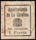 Carolina, La, Jaén. Ayuntamiento. 1 peseta