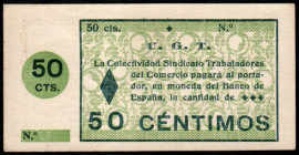 Guadix, Granada. UGT. 50 céntimos. EBC
