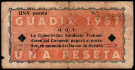 Guadix, Granada. UGT. 1 peseta