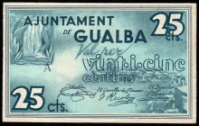 Gualba, Barcelona. Ayuntamiento. 25 céntimos. EBC+