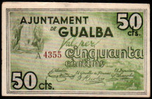 Gualba, Barcelona. Ayuntamiento. 50 céntimos