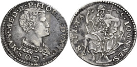 Firenze. Cosimo I de’Medici duca II poi granduca I, 1537-1574. I periodo: duca della Repubblica di Firenze, 1537-1574 Testone da 40 soldi o 3 barili, ...