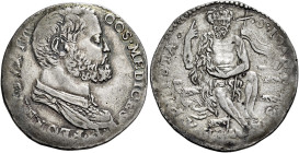 Firenze. Cosimo I de’Medici duca II poi granduca I, 1537-1574. I periodo: duca della Repubblica di Firenze, 1537-1574 Testone da 40 soldi o 3 barili, ...