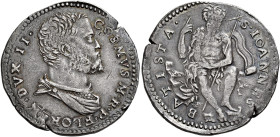 Firenze. Cosimo I de’Medici duca II poi granduca I, 1537-1574. I periodo: duca della Repubblica di Firenze, 1537-1574 Testone da 40 soldi o 3 barili, ...