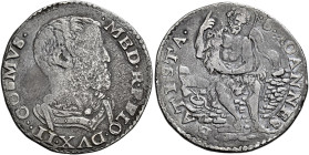 Firenze. Cosimo I de’Medici duca II poi granduca I, 1537-1574. I periodo: duca della Repubblica di Firenze, 1537-1574 Testone da 40 soldi o 3 barili, ...