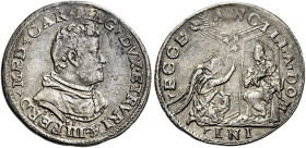 Firenze. Ferdinando I de’Medici granduca III, 1587-1609. I periodo: cardinale e granduca, 1587-1588 Giulio 1587, AR 3,01 g. FERD MED CAR MAG DVX ETRVR...