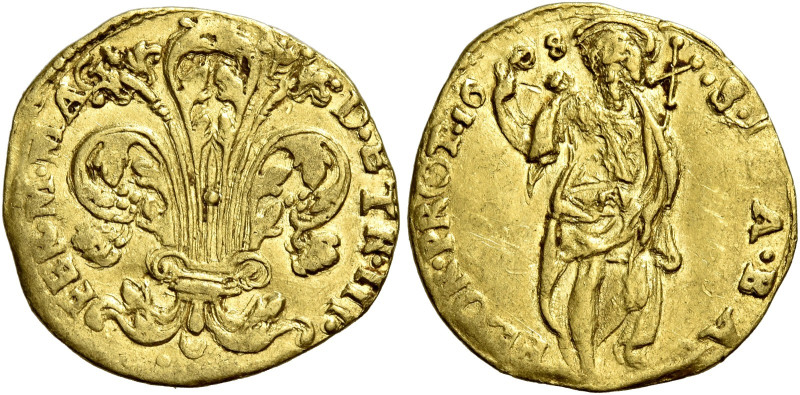 Firenze. II periodo: granduca, 1588-1609 Ducato gigliato 1608, AV 3,42 g. FER M ...