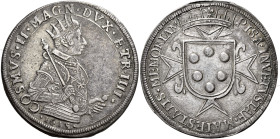 Firenze. Cosimo II de’Medici granduca IV, 1609-1621 Monetazione per Pisa. Tallero 1615, AR 28,48 g. COSMVS II MAGN DVX ETR IIII Busto radiato e corazz...