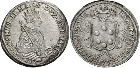 Firenze. Cosimo II de’Medici granduca IV, 1609-1621 Monetazione per Pisa. Tallero 1616, AR 28,63 g. COSMVS II MAGN DVX ETRV IIII Busto radiato e coraz...