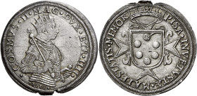 Firenze. Cosimo II de’Medici granduca IV, 1609-1621 Monetazione per Pisa. Tallero 1618, AR 28,49 g. COSMVS II MAG DVX ETRV IIII Busto radiato e corazz...