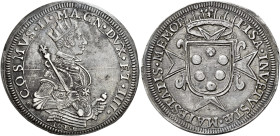 Firenze. Cosimo II de’Medici granduca IV, 1609-1621 Monetazione per Pisa. Tallero 1620, AR 28,49 g. COSMVS II MAGN DVX ET IIII Busto radiato e corazza...