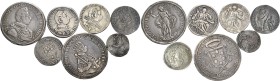 Firenze. Cosimo II de’Medici granduca IV, 1609-1621 Lotto di sette monete. Piastra 1615 AR. CNI 81. Testone 1620 AR (2). CNI 93, 97. Lira 1620 AR. CNI...