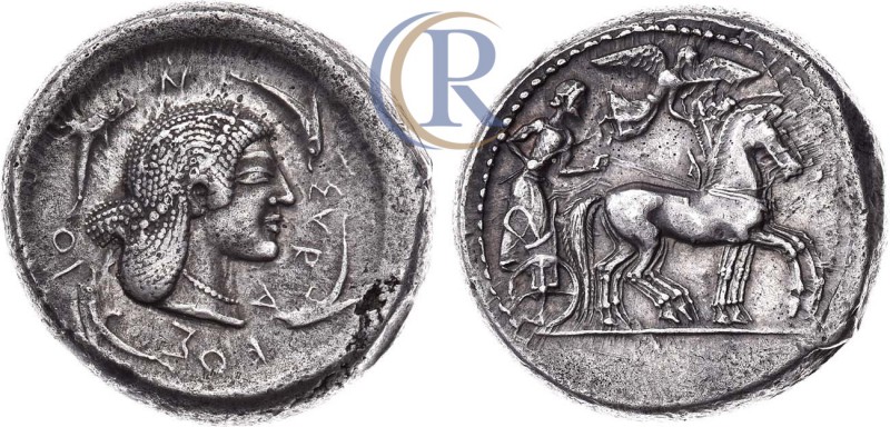 Greek Coins. Sicily. Syracuse. Tetradrachm. c. 485-478 B.C. AR.
Древняя Греция. ...
