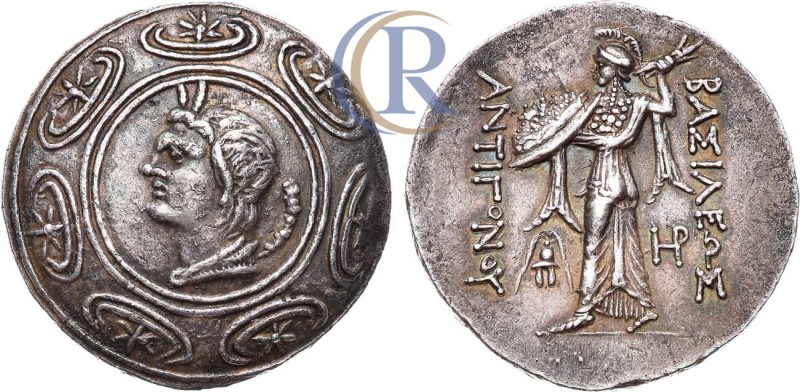 Macedonian Kingdom. Antigonos II Gonatas. Tetradrachm. c. 277-239 B.C. AR.
Древн...