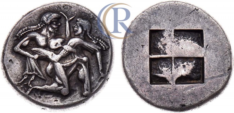 Greek Coins. Thasos. Stater. c. 463-411 B.C. AR.
Древняя Греция. Фасос. Статер. ...