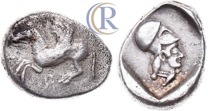 Greek Coins. Corinthia. Corinth. Stater. 500-450 B.C. AR.
Древняя Греция. Коринф...