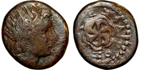 Hellenistic period coin (4-1 century BC)

18mm 4,48g