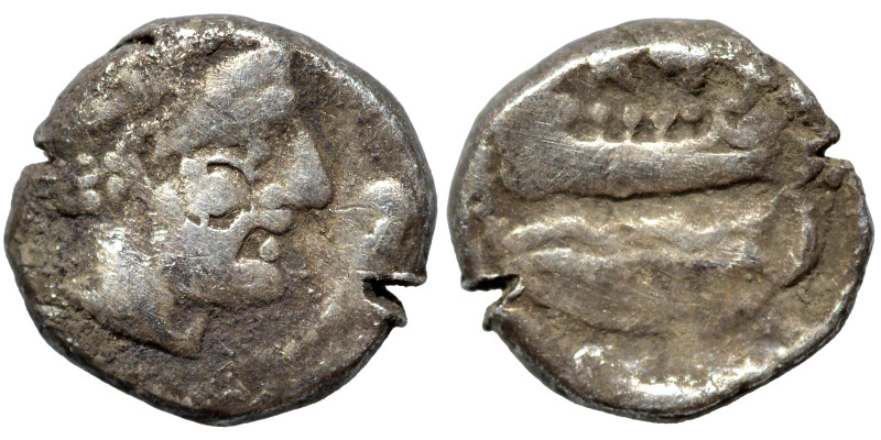 PHOENICIA. Arados. Uncertain king. Circa 400-384 BC. 1/16 Shekel (silver, 0.97 g...