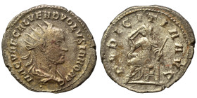 Volusian, 251-253. Antoninianus (silver, 3.39 g, 23 mm), Rome. IMP C V AF GAL VEND VOLVSIANO AVG Radiate, draped and cuirassed bust of Volusian right....