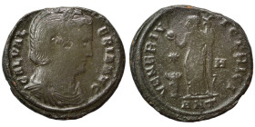 Galeria Valeria, Augusta, 308-311. Follis (bronze, 6.41 g, 23 mm), Antioch. GAL VALE-RIA AVG Diademed and draped bust of Galeria Valeria to right. Rev...