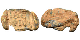 Byzantine. Seal (lead, 1.98 g, 18 mm). Sold as seen.