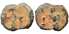 Byzantine. Seal (lead, 2.27 g, 12 mm). Sold as seen.