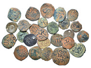 Group lot of 25 Islamic coins. F-VF. Sold as seen, no returns.