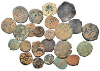 Group lot of 24 Islamic coins. F-VF. Sold as seen, no returns.