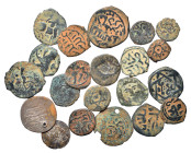 Group lot of 21 Islamic coins. F-VF. Sold as seen, no returns.