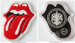 Elizabeth II silver Proof "The Rolling Stones" 5 Pounds (1 oz) 2021, Crown mint. Accompanied by original box. HID09801242017 © 2024 Heritage Auctions ...