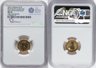 Charles III gold "Britannia" 10 Pounds (1/10 oz) 2023 MS70 NGC, Royal mint, KM2518. King Charles III obverse. One of First 500 Struck, 14th Coin Struc...