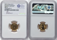 Charles III gold "Britannia" 10 Pounds (1/10 oz) 2023 MS70 NGC, Royal mint, KM2518. King Charles III obverse. One of First 500 Struck, 33rd Coin Struc...