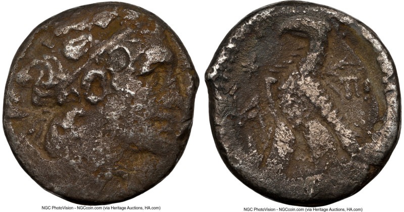 PTOLEMAIC EGYPT. Cleopatra VII (51-30 BC) and Ptolemy XV Caesarion (44-30 BC). B...