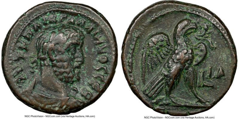 EGYPT. Alexandria. Gallienus (AD 253-268). BI Tetradrachm (23mm, 12h). NGC XF. D...
