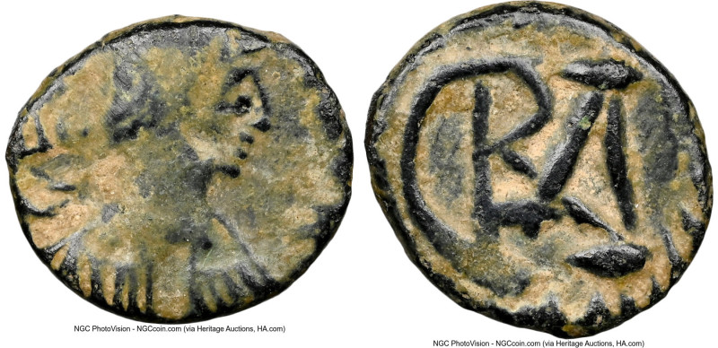VANDALS. Gelimer (AD 530-534). AE4 or nummus (10mm, 6h). NGC Choice Fine. Cartha...
