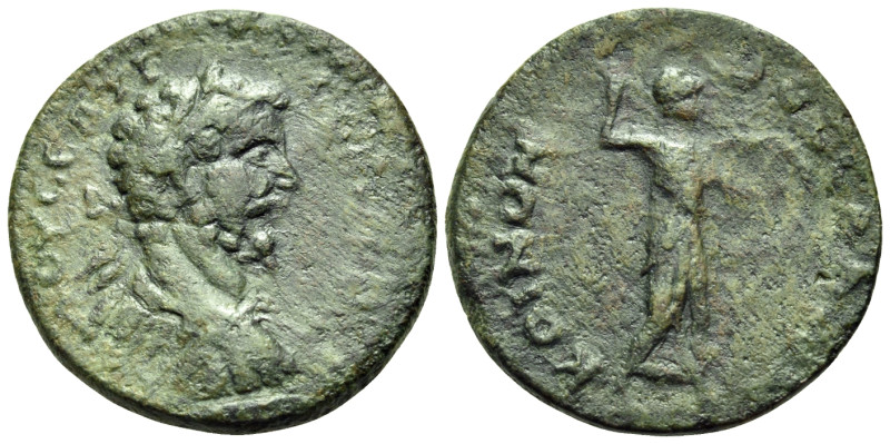 THESSALY, Thessalian League. Septimius Severus, 193-211. Diassarion (Bronze, 21 ...