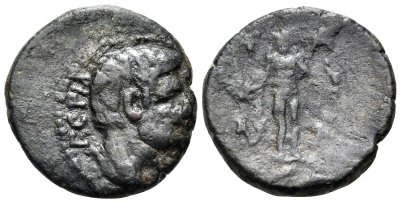 BOEOTIA. Tanagra. Germanicus, 5-19. (Bronze, 16.5 mm, 3.00 g, 5 h). ΓΕΡΜΑΝΙΚΟϹ B...