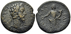 ACHAEA. Patrae. Marcus Aurelius, 161-180. Diassarion (Bronze, 24 mm, 9.92 g, 12 h), 166-180. M AVR ANTONINVS AVG Laureate head of Marcus Aurelius to r...