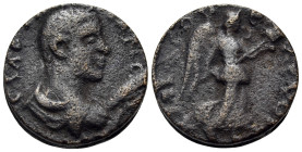 PONTUS. Amisus. Saloninus, As Caesar, 258-260. (Bronze, 16 mm, 4.83 g, 1 h). CΑΛ ΟΥΑΛΕΡΙΑΝΟC Bare headed, draped and cuirassed bust of Saloninus to ri...