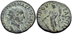 BITHYNIA. Prusa ad Olympum. Trajan Decius, 249-251. (Bronze, 25 mm, 8.41 g, 11 h). ΑΥΤ ΚΑΙ ΤΡΑΙΑΝ ΔΕΚΙΟC ΑΥ CE Radiate and cuirassed bust of Trajan De...